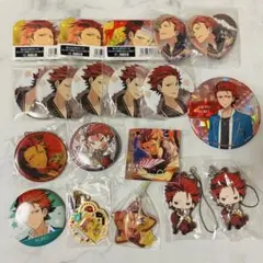 あんスタ 紅月 鬼龍紅郎 バレンタインまるかく とるパカ ハート缶バッジ