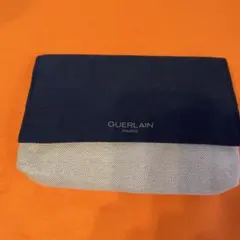 GUERLAIN PARIS ポーチ ネイビー ベージュのサムネイル
