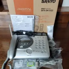 SANYO SFX-DK13 感熱紙ファックス電話 サンヨウファックス付き電話器 超希少品！】SANYO 感熱紙FAX SFX-DK13