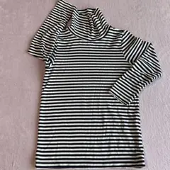 ハイネックヒートテック　ストライプ　110cm