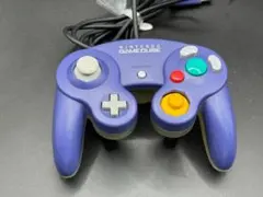 任天堂ゲームキューブ　コントローラー　クリアバイオレット