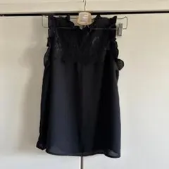 ZARA BASIC collection 黒 チュニック 綺麗めのサムネイル