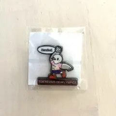 TOKYO 2025 DEAFLYMPICS バレーボール ピンバッジ