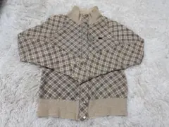 【美品】バーバリーブルーレーベル ノバチェック ブルゾン ホースロゴ 38（M）