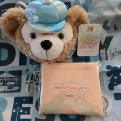 バケーションパッケージ ダッフィー　ポシェット　シール＆Dランドホテルエコバッグ