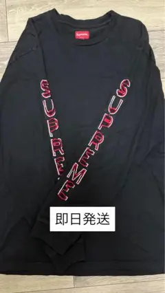 061【人気即完売品】シュプリーム♤刺繍スモールボックスロゴ　長袖Tシャツ SUPREME Small Box Logo L/S Tee 白 L シュプリーム 長袖 T