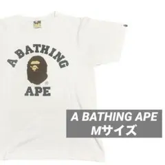 A BATHING APE/ホワイト/Tシャツ/Mサイズ