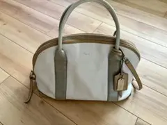 coach コーチハンドバッグ　バイカラーバッグ