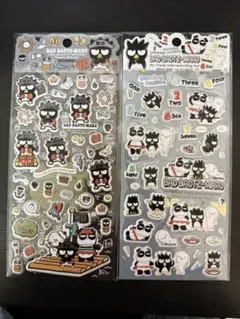 バッドバツ丸　サンリオ　ステッカーセット　台湾限定　ぷっくりシール