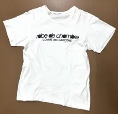 ③robe de chambre コムデギャルソン　Ｔシャツ　ホワイト　Ｍサイズ