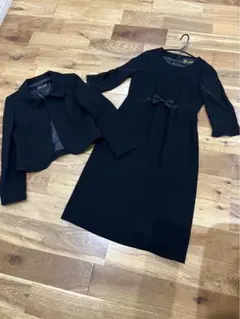 東京ソワール ブラックフォーマル セット黒 9号