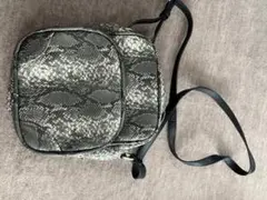 ヘビ柄ショルダーバッグ コンパクト　OZOC