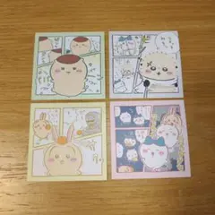 ちいかわ　わっふれーむ　シール　４枚セット