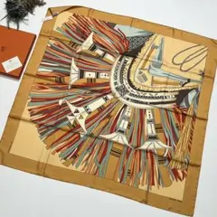 HERMES シルクスカーフ カレ90/日傘と雨傘 約90cm x 90cm - メルカリ