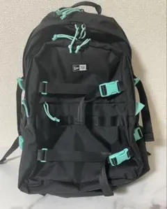 NEW ERA キャリアパック35Lブラック/ミントブルー リュック ニューエラ