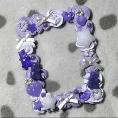 トレカケース　ホイップデコ　紫　パープル