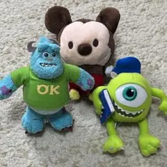 モンスターズ・インク ミッキー ぬいぐるみストラップセット