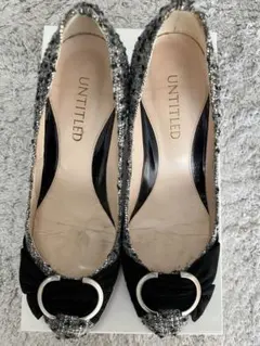 アンタイトル　パンプス　23㎝　ブラック