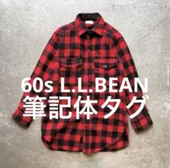 60s vintage L.L.Bean ウールシャツ　バッファローチェック