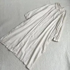極美品✨23SS✨ネストローブ リネンガウンワンピース 洗える レース