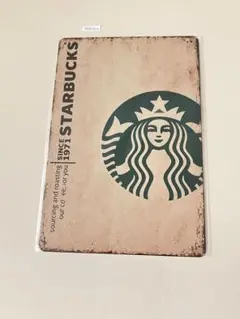 STARBUCKS ブリキ看板 インテリア 昭和レトロ