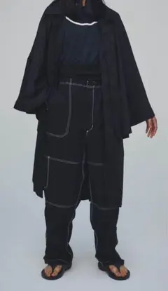 SASQUATCH fabrix 20ss ナイロンパンツ ブラック