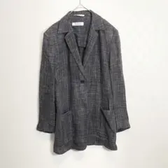 美品☆MARELLA 現行 イタリア製 サマーツイード テーラードジャケットのサムネイル