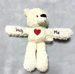 【GUND】ガンド くま クマ ぬいぐるみHug Me抱きつきアイボリーのサムネイル