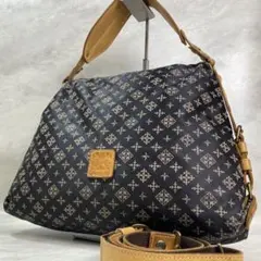 russet ラシット 2way モノグラム ハンドバッグ ネイビーのサムネイル