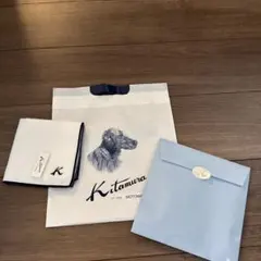 新品、袋付き！Kitamura タオル ハンカチ　キタムラのサムネイル