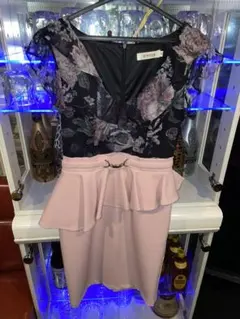 JEWELS フラワープリントナイトドレス M