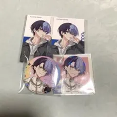 プロセカ 青柳冬弥 缶バッジ エピカ ステッカー 感謝祭