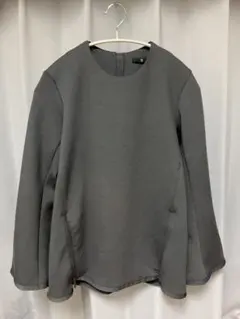 UNIQLOプラスJ ドライスウェットクルーネックシャツ ダークグレー　M