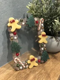 【ハンドメイド】ホイップデコ　硬質トレカケース　クリスマス（B8）