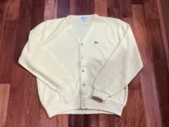 90s ラコステ　カーディガン　made in USA