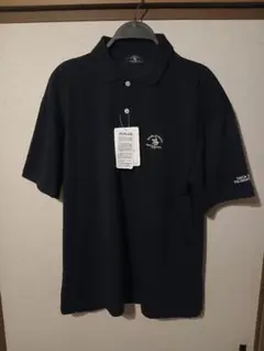 新品メンズPolo！SANTA BARBARA ポロシャツ Lサイズ　紺色のサムネイル