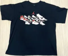 ヴィンテージ　NIKE AIR JORDAN スニーカーコレクションTシャツXL