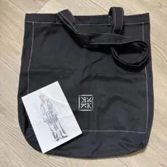 Knuth Mart 黒キャンバストートバッグ