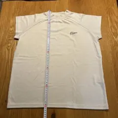 java 大人のフレンチ袖　胸刺繍ラグランモックネックTシャツ　アイボリーのサムネイル