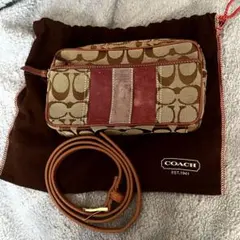 COACH ボディバッグ・ウエストポーチ ブラウン系