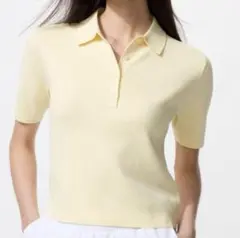 ユニクロ ポロセーター yellow XL