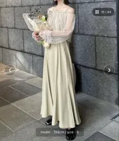 hinari チュールオケージョンドレス