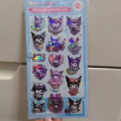 ち*田様 キュートなキャラクター立体シール ぷくぷくシール　オーロラシール