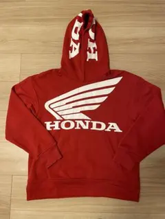 HONDA レッド フード付きパーカー