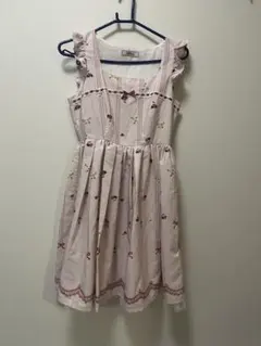 アンクルージュ 花柄ワンピース　ピンク