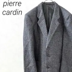 pierre cardin シルク100％テーラードジャケット 紺/VW165 - メルカリ