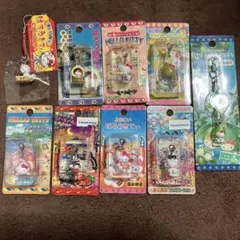 四国限定ハローキティファスナーマスコット他9個セット