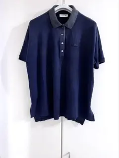 LACOSTE ヘンリーネック ポロシャツ ネイビー FR3 US S - メルカリ
