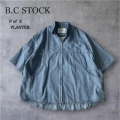 B.C STOCK P of E PLANTER デニムシャツ ジップアップ近年のサムネイル