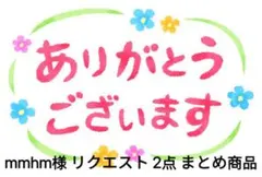 mmhm様 リクエスト 2点 まとめ商品